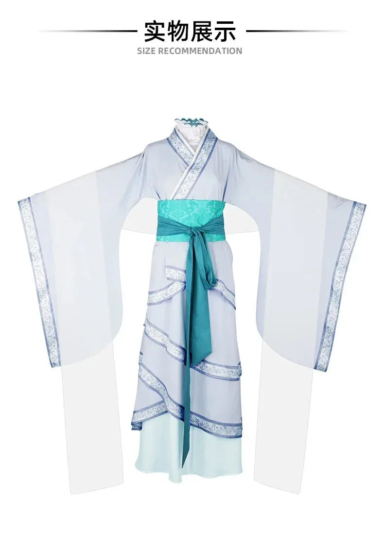 Anime The Apothecary Diaries Jinshi Cosplay Costume White Dress Headwear Earrings Kusuriya No Hitorigoto Maomao Women Outfit Cos