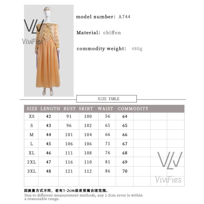 Padme Cosplay Amidala Role Play Lake Dress Movie Space Battle Costume Adult Women Outfits Fantasy Fancy Dress Up Party Clothes