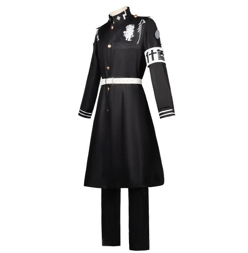 Amemiya Darumi Sizuhara Hiruko Sumino Takumi Omokage Yugamu The Hundred Line -Last Defense Academy cosplay Halloween costume set