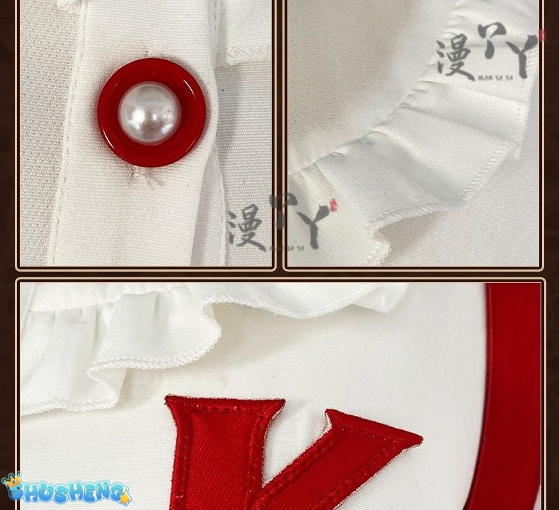 Game Identity V Vera Nair Miss K Cosplay Costume Lace Lolita Dress Women's Dress Anime Perfumer Role-play Wig Shoe Prop Suits