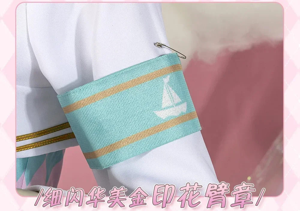 Anime BanG Dream! Kokoro Tsurumaki Cosplay Costume Dress Hat Glove Coat Hat Props Full Set Halloween Sweet Woman Lolita Uniform