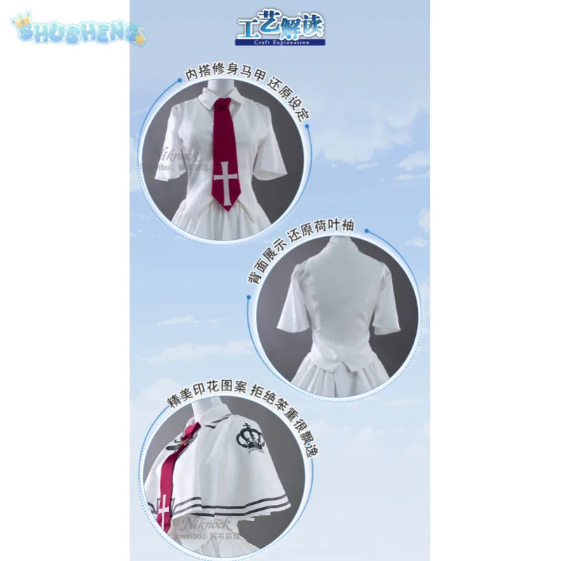 Minakami Yuki Takashima Zakuro Wonderful Everyday Down the Rabbit-Hole cosplay costume Halloween Woman Sweet JK Dress Uniform