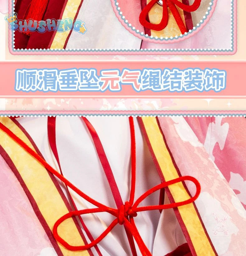 Anime Senren * Banka Tomotake Yoshino Cosplay Costume Party Christmas Witch Sweet Kimono Accessories Prop Woman Man Set S-XXL