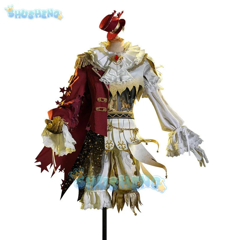 Games Identity V Mike Morton Cosplay Costume Acrobat King of noisy Stars Uniform Halloween Carnival Party Play Role Clothing