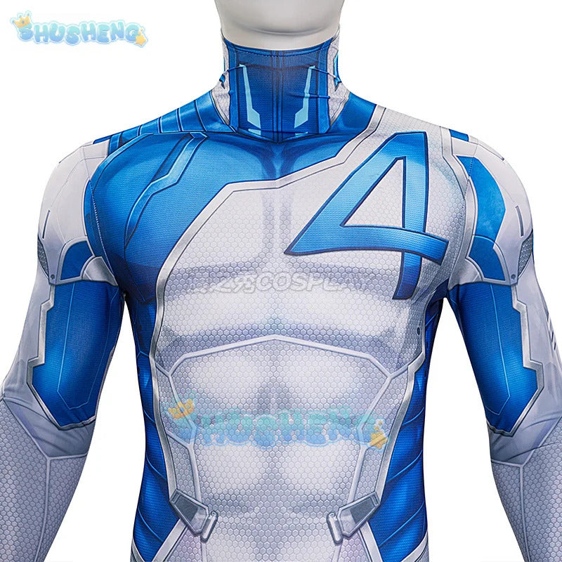 Mister Fantastic Cosplay Costume Reed Richards Uniform Halloween Carnival Party Christmas Play Role Clothes Clothing for Men