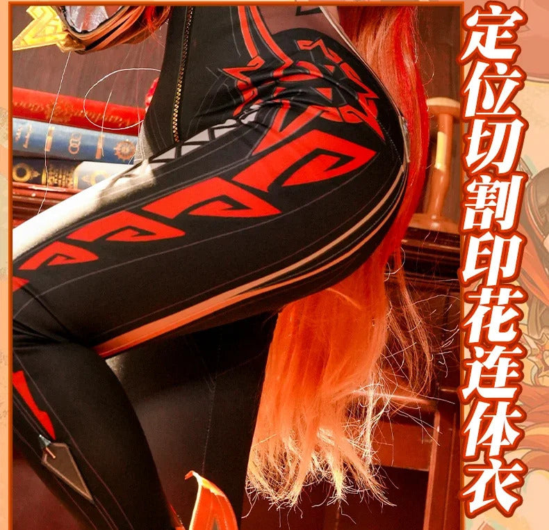 Mavuika Cosplay Costume Game Genshin Impact Uniform Halloween Carnival Party Christmas Play Role Clothes Clothing for Women