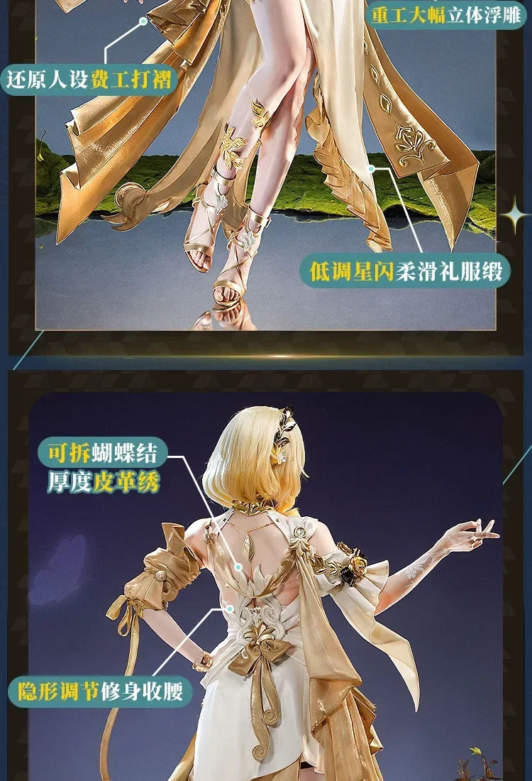Honkai: Star Rail Aglaea Game Suit Elegant Cosplay Costume Uniform Halloween Carnival Party Christmas Play Role Clothes Clothing