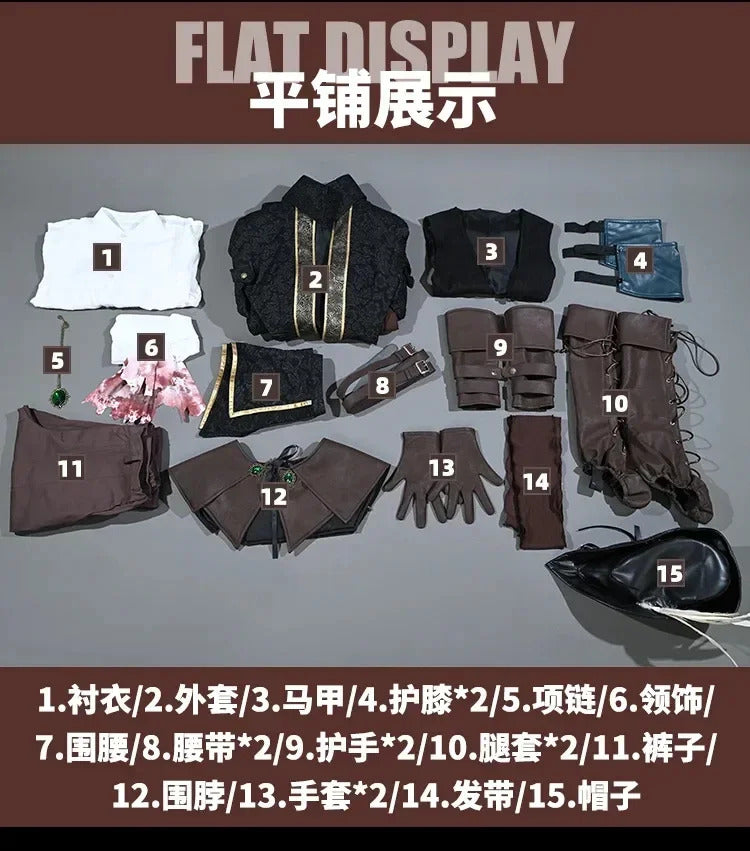 Game Bloodborne Lady Maria of the Astral Clocktower Cosplay Costume Uniform Halloween Carnival Party Christmas Play Role Clothes