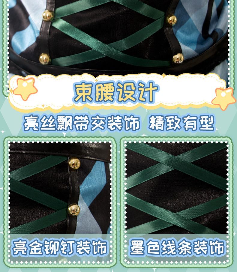 Todo Yurika Cosplay Costume Game Aikatsu Uniform Halloween Carnival Party Christmas Play Role Clothes Clothing