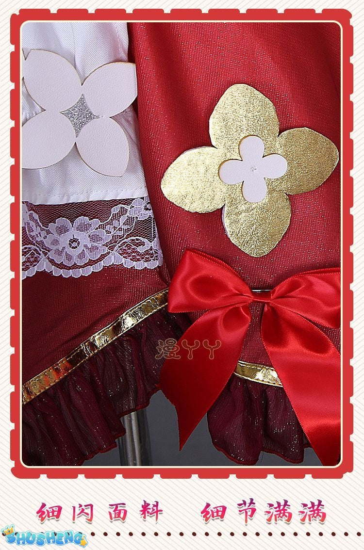 Klee Blossoming Starlight Cosplay Genshin Impact Klee New Skin Cosplay Wig Halloween Party Outfits for Girls