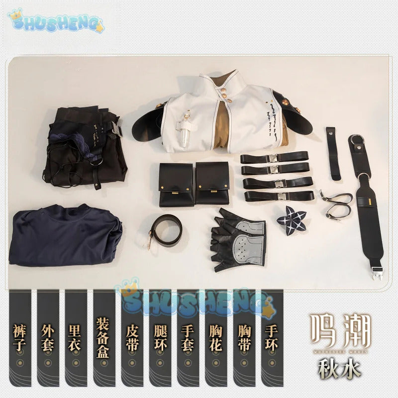 Wuthering Waves Aalto Intelligence Merchant Cosplay Costume Cos Game Anime Party Uniform Hallowen Play Role Clothes Clothing
