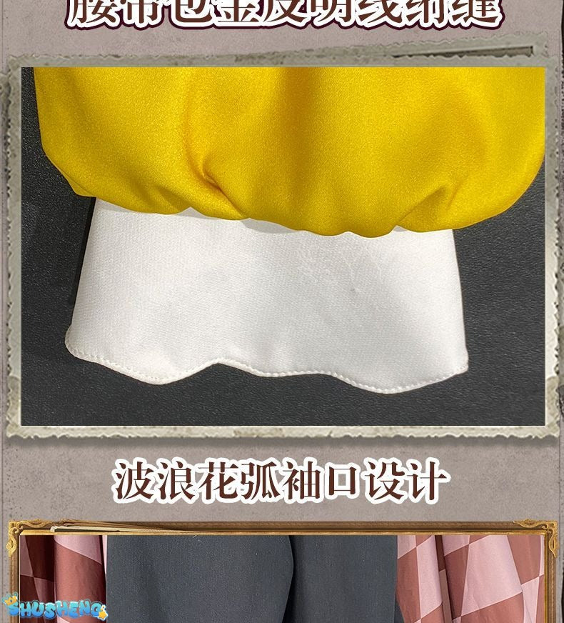 Andrew Kreiss Grave Keeper Cosplay Costume Game Identity V Uniform With Cloak Beret Halloween Party Role Play Outfit