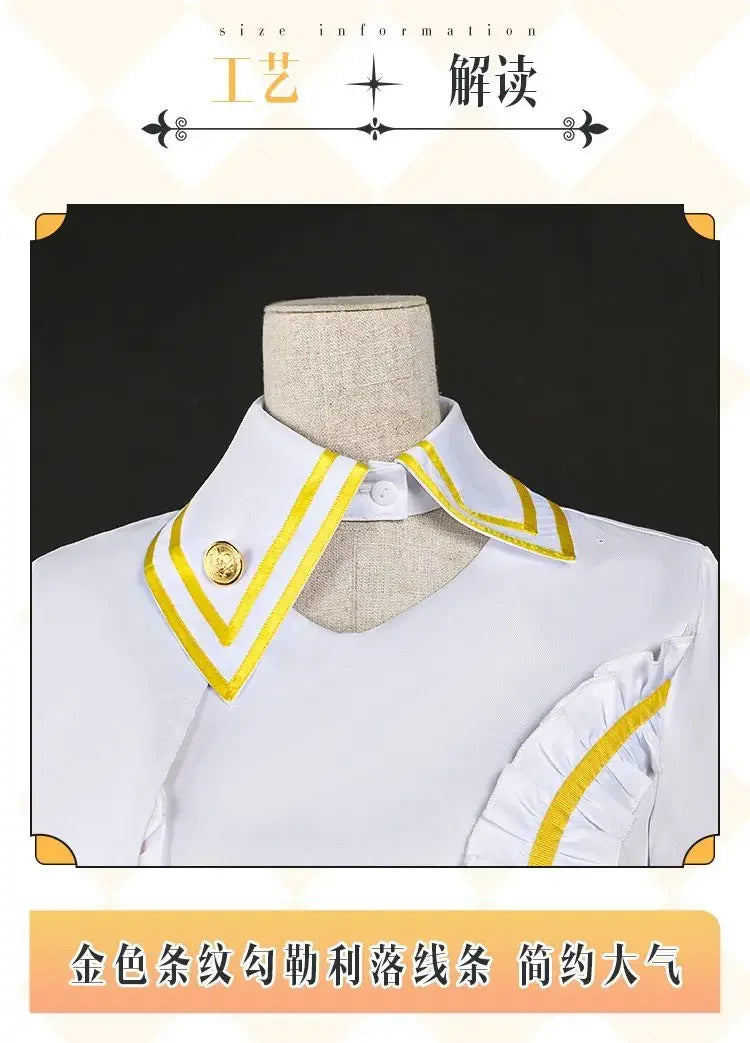 Mitsumata Choko Anime Maebashi Witches Cosplay Costume Top cloak skirt headwear socks hair clip Halloween JK sweet girl uniform