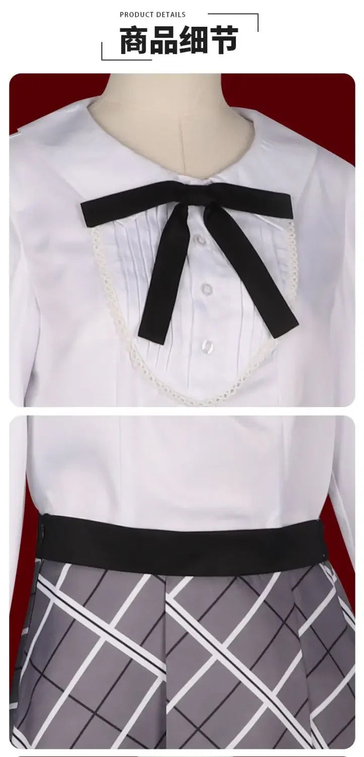 BanG Dream!Sakiko Togawa Cosplay Oblivionis Costume Campus JK Uniform Shirt Skirt Tie Set Halloween Party Sweet Girl clothing
