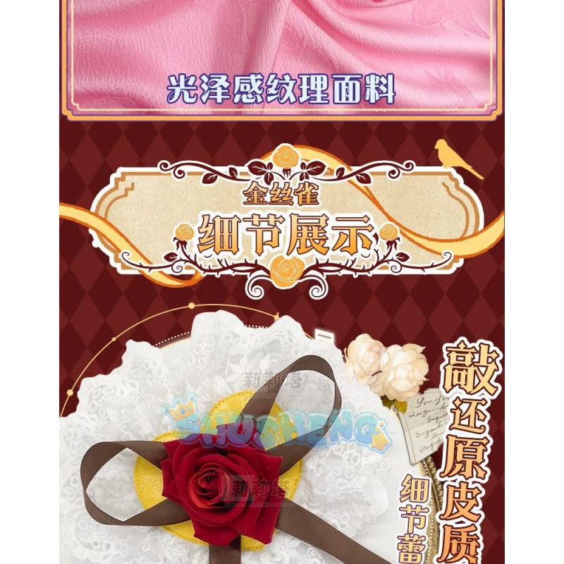 Anime Rozen Maiden Hinaichigo Souseiseki Cosplay Costume Halloween Carnival Sweet and Cute Lolita Dress and Accessories Girl Set
