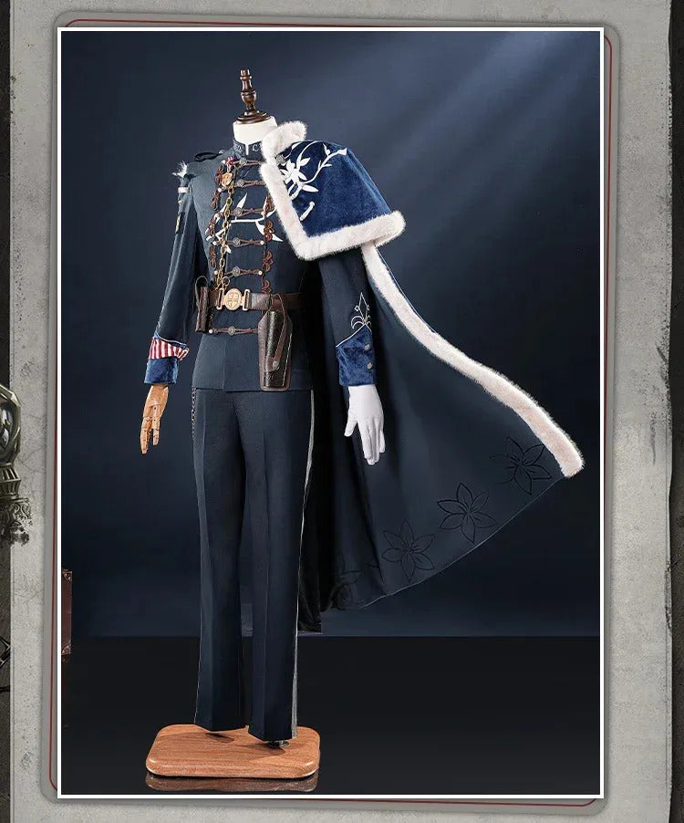 Identity V Lestrade Jose Baden Cosplay Costume First Officer Uniform Halloween Carnival Party Christmas Play Role Clothes