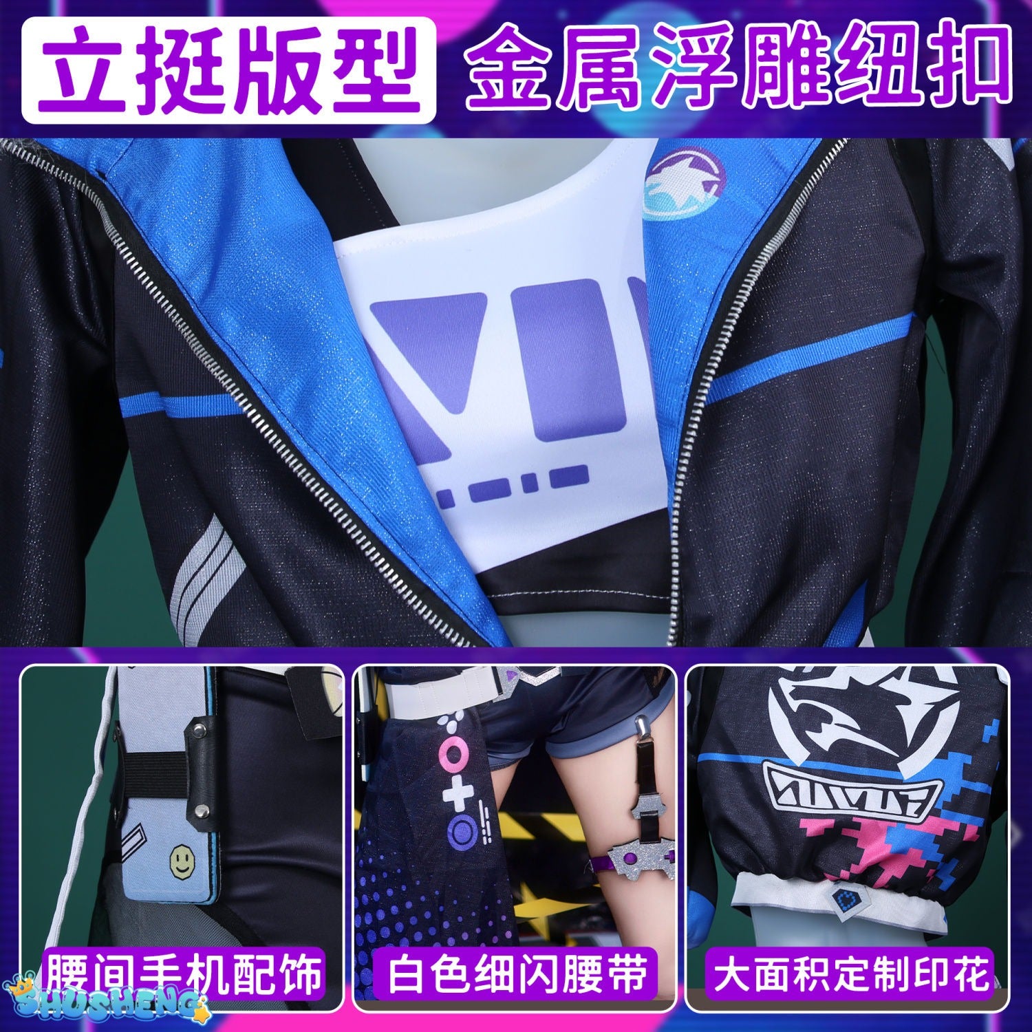 Silver Wolf Cosplay Costume Honkai Star Rail Carnival Uniform Anime Halloween Costumes Women Game