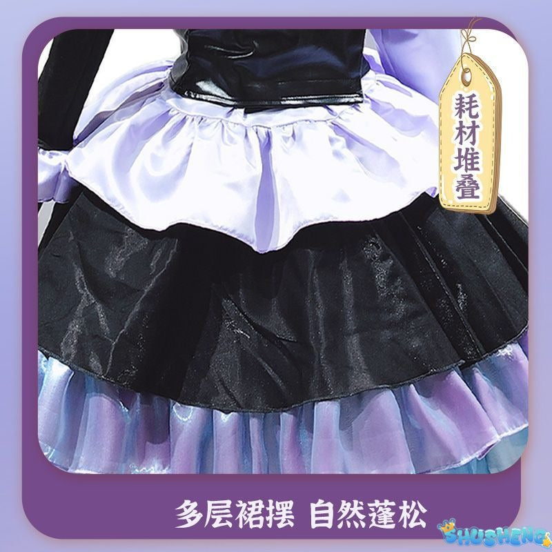 Anime Love, Chunibyo & Other Delusions Cosplay Takanashi Rikka Costume Wig hat eye mask socks Halloween sweet girl uniform