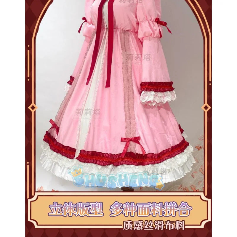 Anime Rozen Maiden Hinaichigo Souseiseki Cosplay Costume Halloween Carnival Sweet and Cute Lolita Dress and Accessories Girl Set