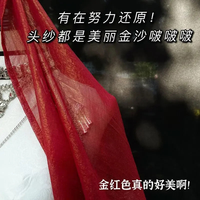 Shusheng-N Novel Heaven Official's Blessing Xie Lian Cosplay Entering Loulan Costume Halloween Carnival Hanfu Wig Men Women uniform Set