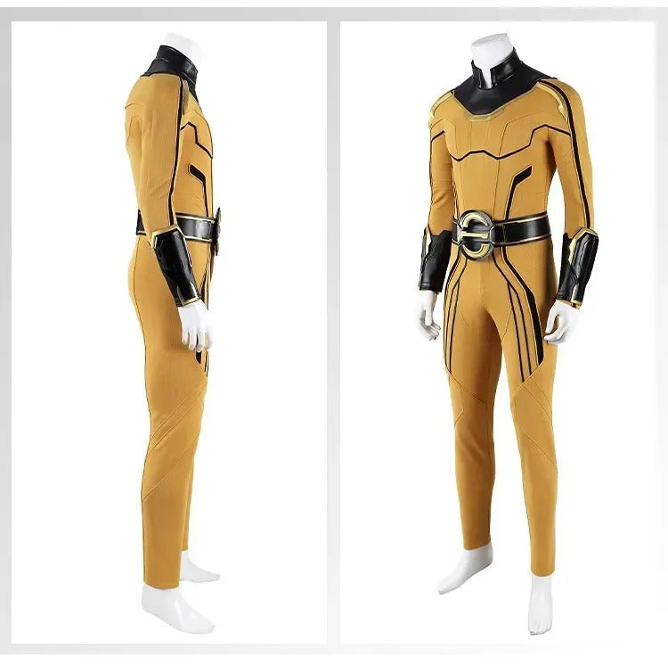 Movie Sentry Cosplay Thunderbolts Costume Halloween men's tight fitting jumpsuit shoes props fantasy combat uniform Net set