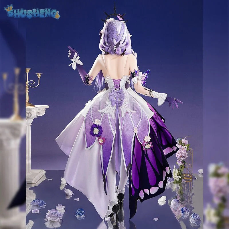 Game Honkai: Star Rail Castorice Cosplay Costume Halloween Carnival Gorgeous Dress Ladies Lolita Props Accessories Sweet Set