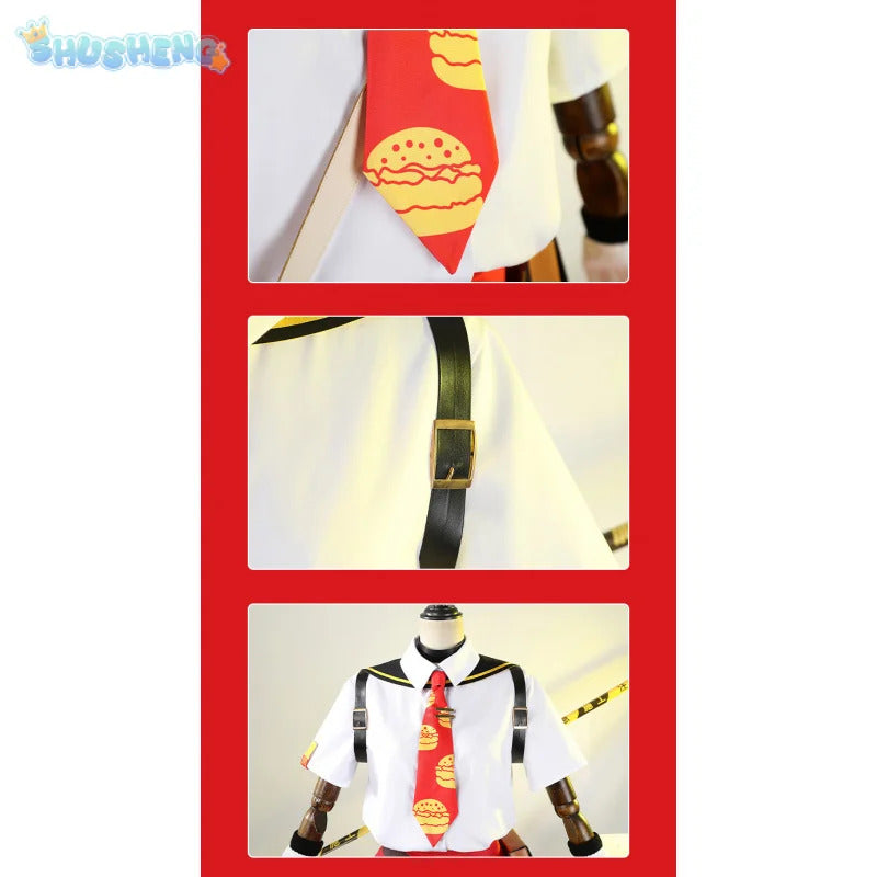 Anby Demara Cosplay Zenless Zone Zero co-branded Costume Party Christmas Cute Set Accessories Props Full Set Woman Man Uniform