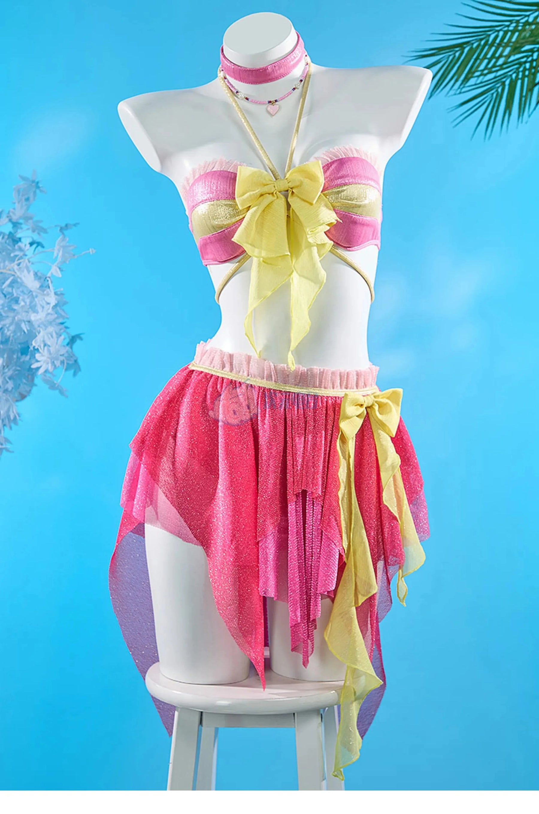Movie Musa Cosplay Costume Halloween party sexy dress accessories prop wing set women beach sexy swimsuit uniform