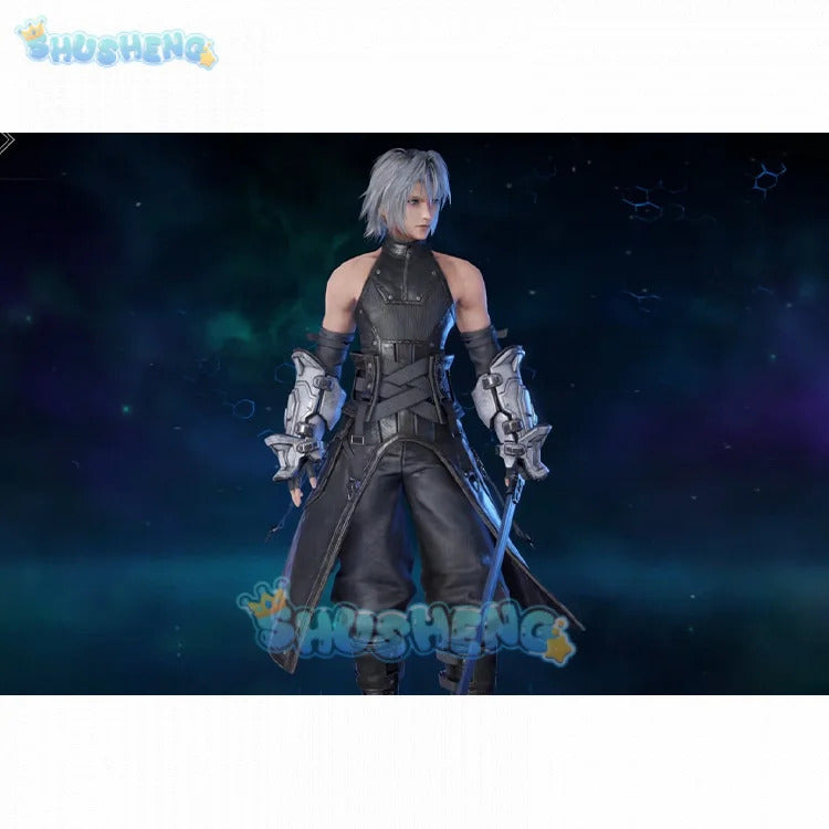 FF7 Sephiroth Cosplay Final Fantasy VII Costume Black Coat and Accessories Halloween Party Handsome Uniform youth Sephiroth Set