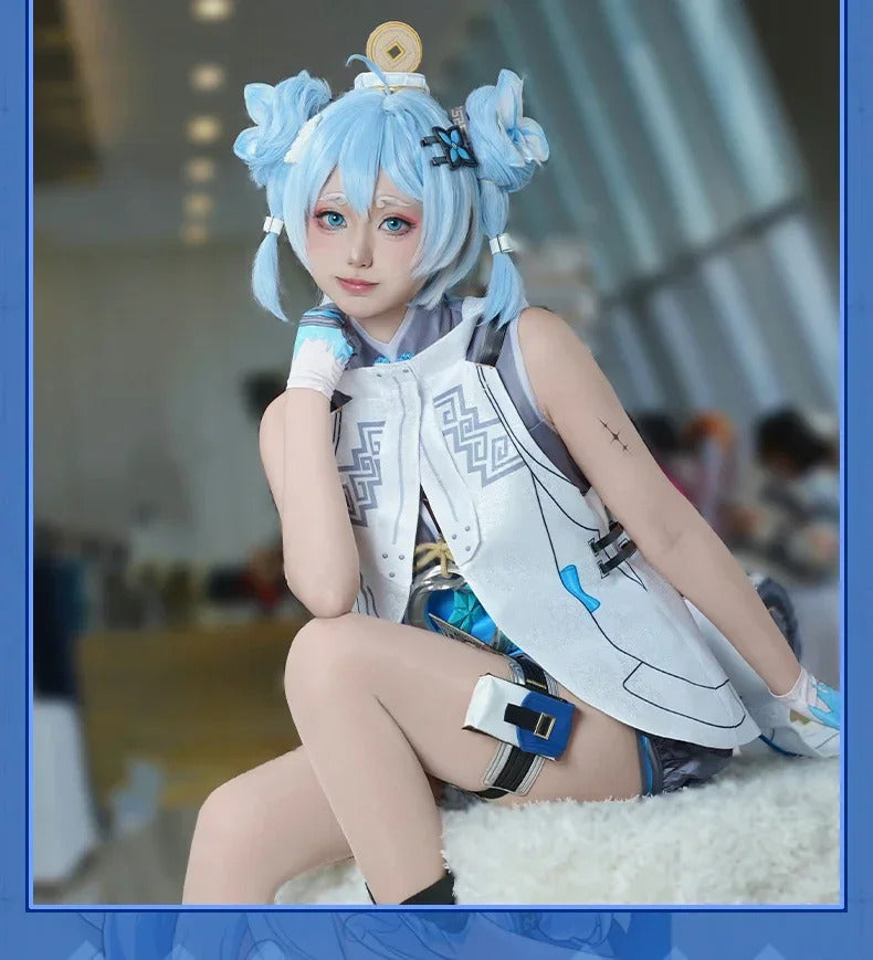 Shusheng-N Wuthering Waves Youhu Cosplay Costume Uniform Halloween Carnival Party Christmas Play Role Clothes Clothing for Women