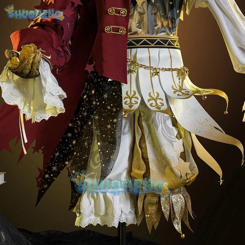 Games Identity V Mike Morton Cosplay Costume Acrobat King of noisy Stars Uniform Halloween Carnival Party Play Role Clothing