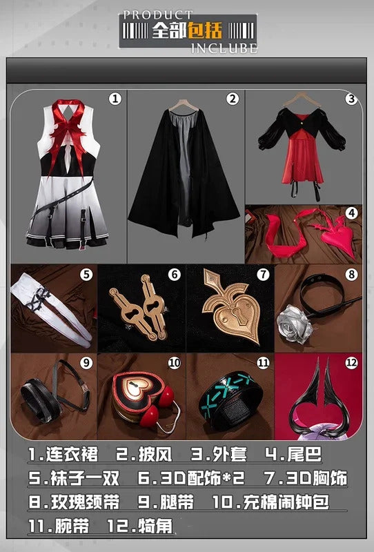 Shusheng Arknights Nymph Cosplay Costume Cos Game Anime Party Uniform Hallowen Play Role Clothes Clothing