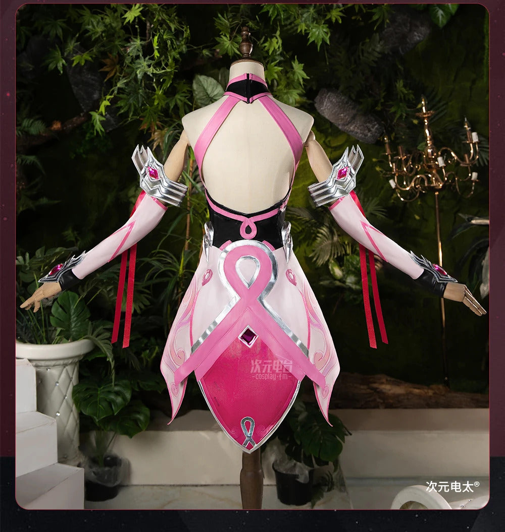 Mercy Angela Ziegler Overwatch OW Cosplay red angel Costume Halloween leather jumpsuit props wig accessories uniform Woman set