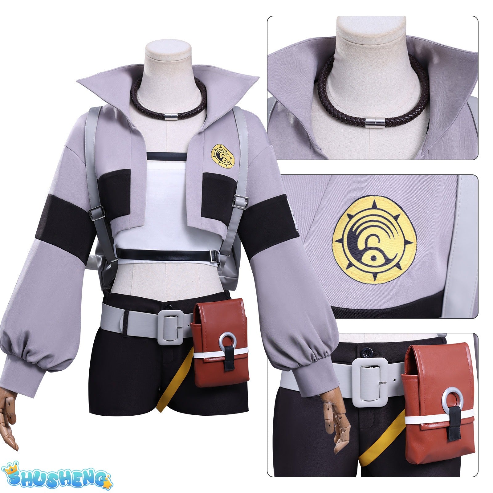 GACHIAKUTA Riyou Cosplay Costume Halloween Christmas Anime Party Game Comic Con Daily fashion Clothes