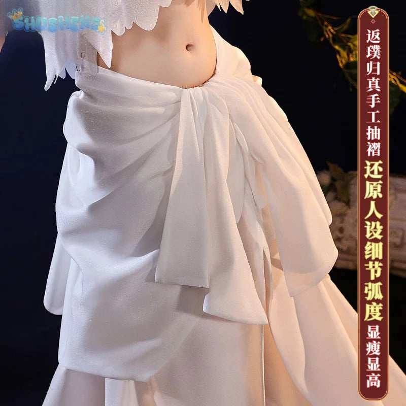 Shusheng-SR Sword Art Online SAO Yūki Asuna Cosplay Yuuki Asuna Elf prison uniform Costume Halloween sexy dress school props sweet Woman set
