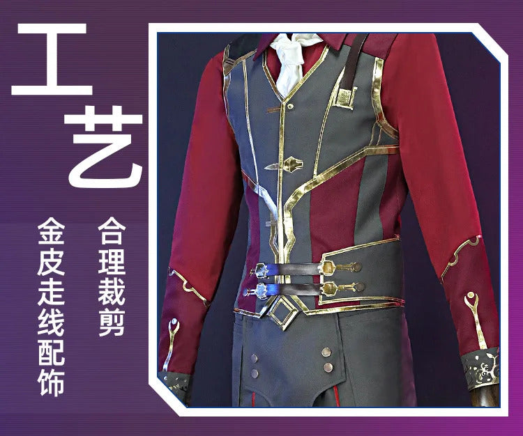 IN STOCK Silco Arcane Cosplay Arcane:League of Legends Silco costume Carnival Party Men Women Uniform Accessories Prop Set