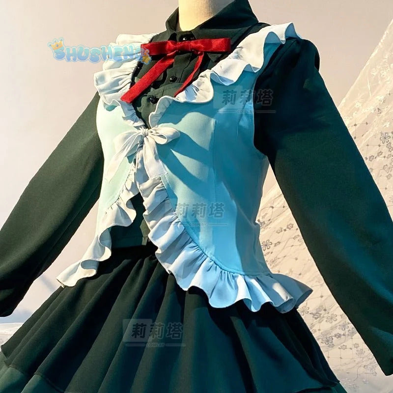 Takanashi Rikka Cosplay Love, Chunibyo & Other Delusions Costume Wig and Skirt Support Cute Lolita Party Carnival Girl man Set