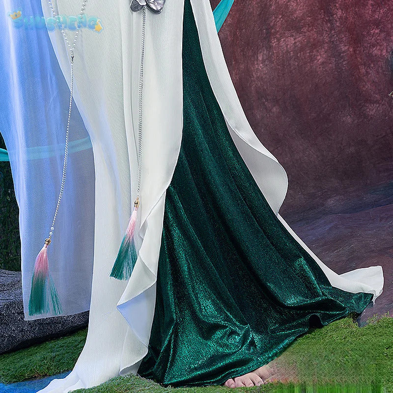 Shusheng-R Game Reverse:1999 Tuesday Christine Cosplay Costume Halloween Carnival Chinese style Hanfu Dress Accessories Props Sweet Set