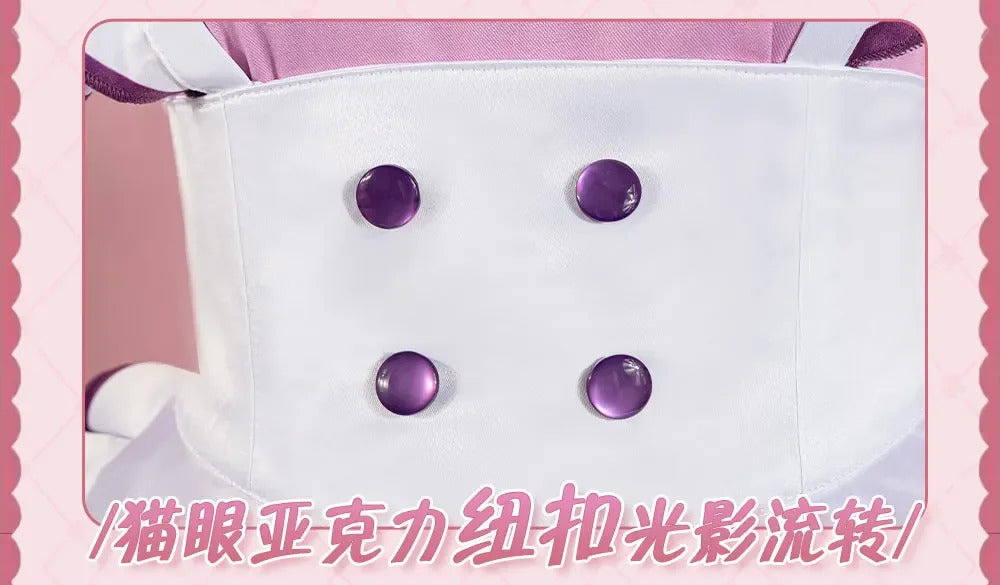 LoveLive!Superstar!!Uehara Ayumu Ruby Kurosawa Wakana Shiki Cosplay Costume Socks Apron Tie Hair Clip Wig Halloween Maid Set