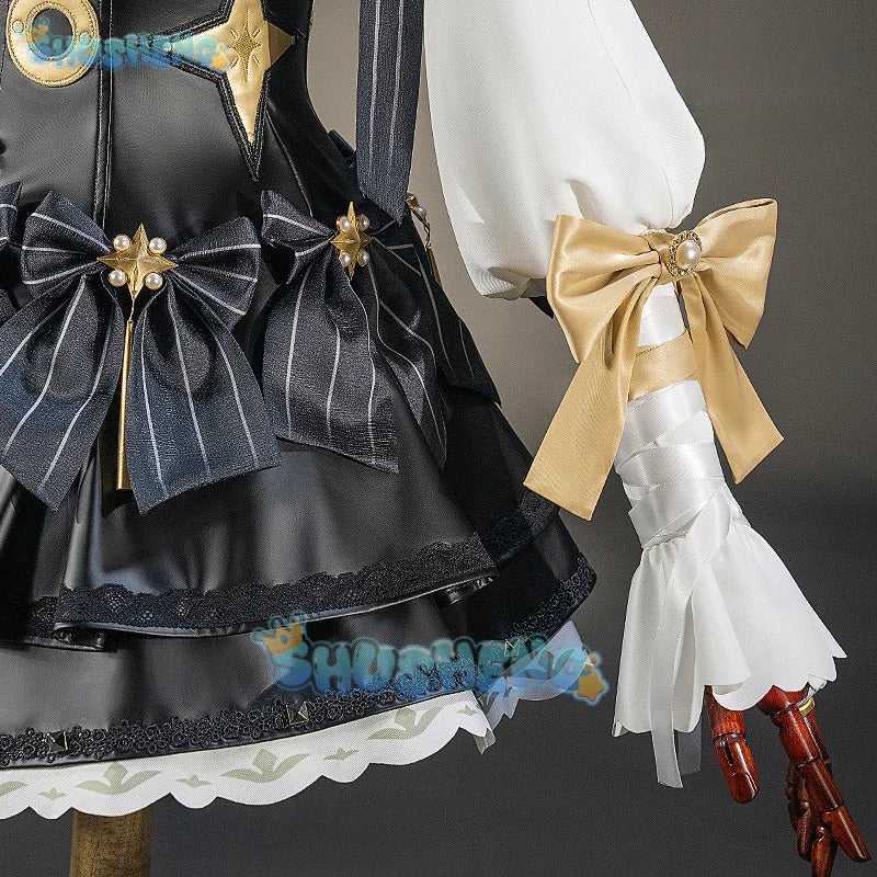 Zenless Zone Zero Astra Yao Cosplay Costume Black Dress Uniform Halloween Carnival Party Christmas Play Role Clothes Clothing