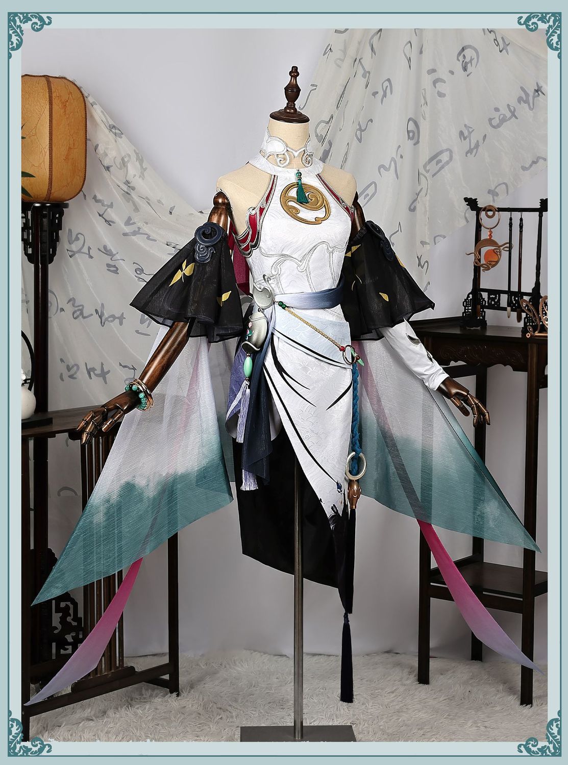Game Honor of Kings Cosplay Gong Sun Li Chinese-inspired Costume Luxury Dresses Halloween Game Cosplay Newly Dress for Women