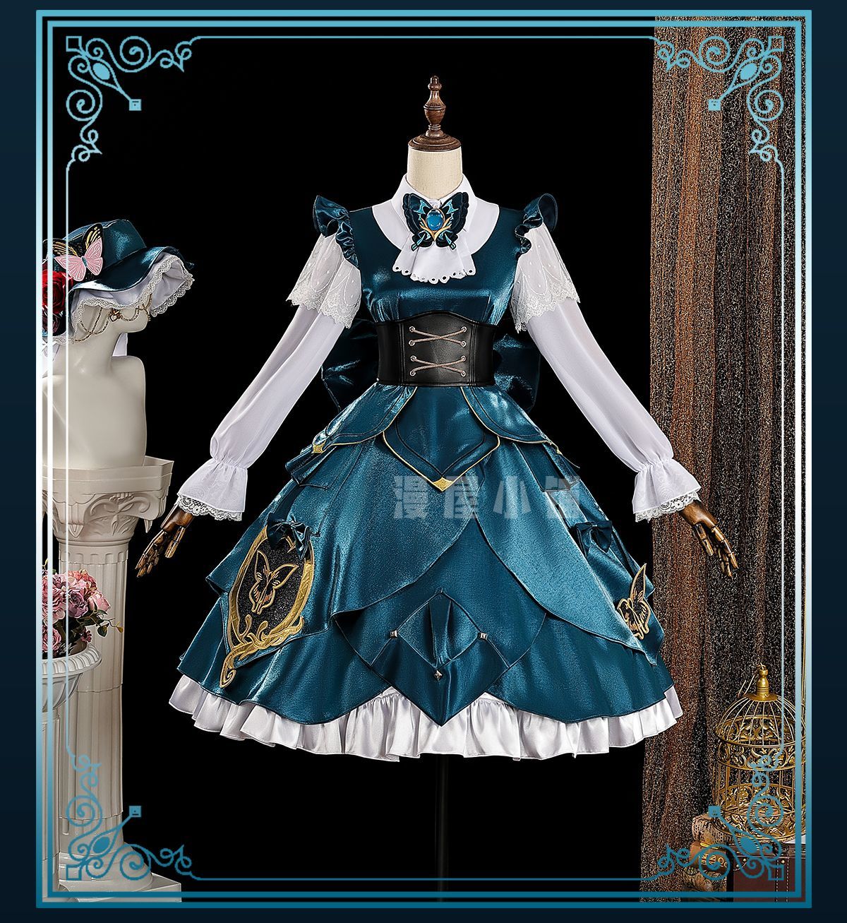Gardener From Identity V Emma Woods Cosplay Costume Gardener Emma Woods Specimen Gallery Dress women halloween Costumes