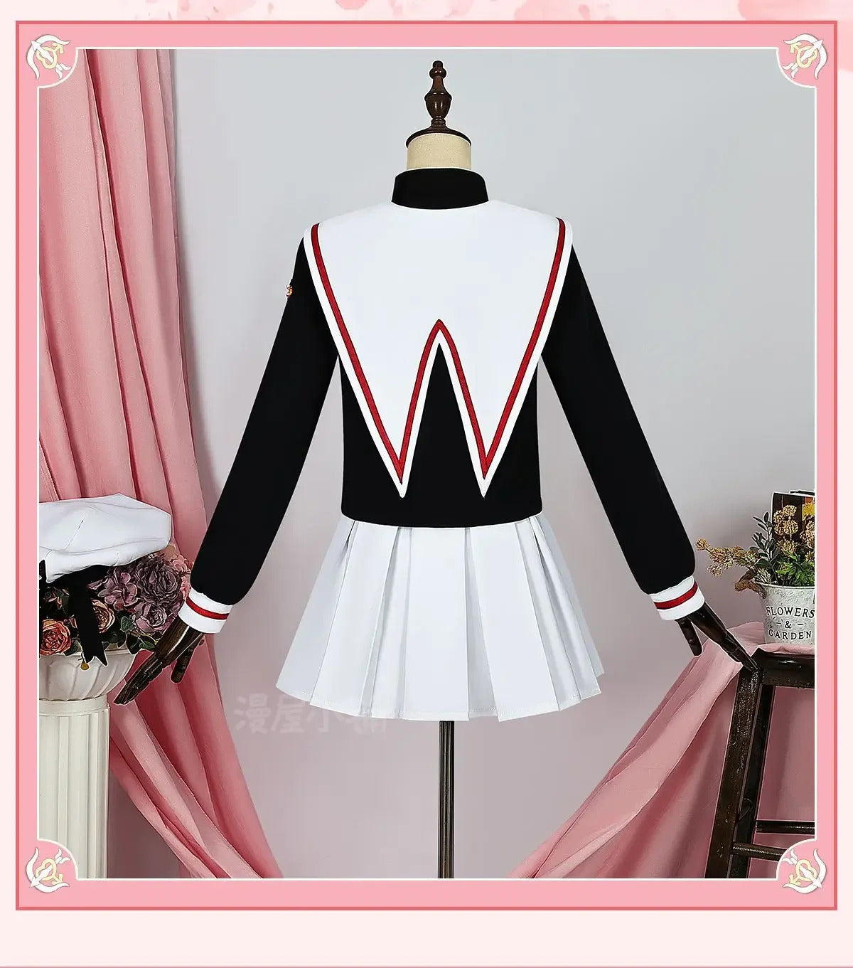 Shusheng-N Daidouji Tomoyo Cardcaptor Sakura CCS Cosplay Costume Halloween party Top skirt women JK dress set sweet sailor campus uniform