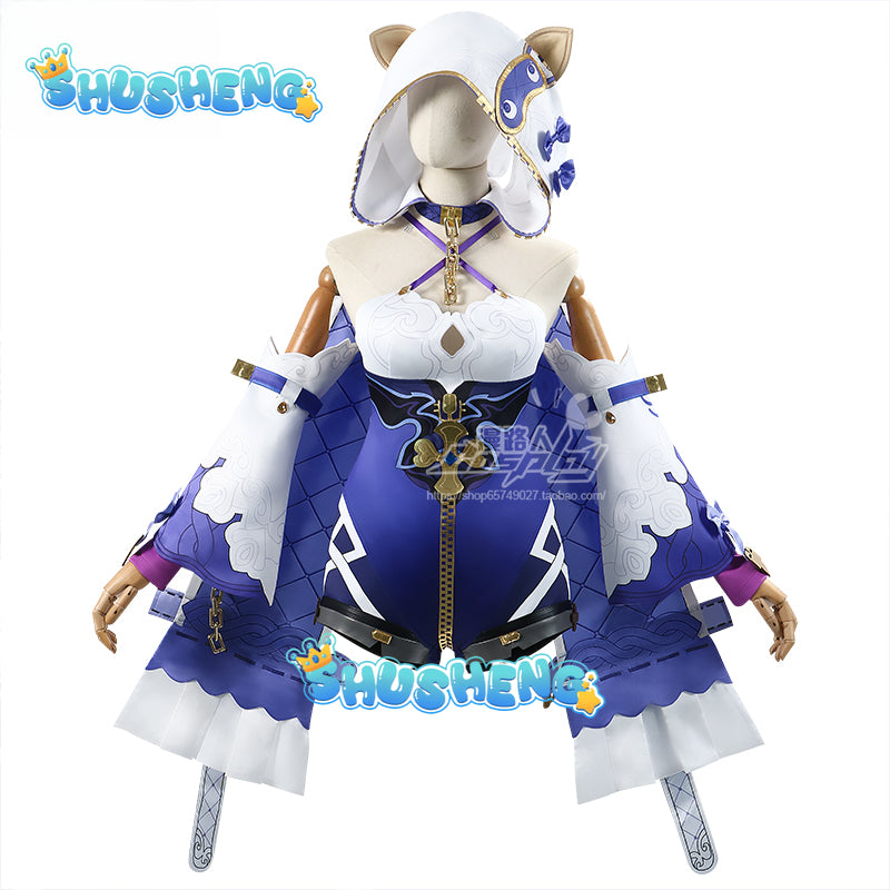Theresa Apocalypse Cosplay Game Honkai Impact 3 Costume Accessories Wig Props Set Christmas Convention Party Carnival Uniforms