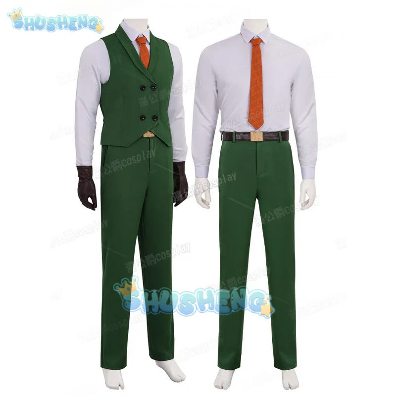 Game Rivals Loki Cosplay Fantasy Battle Suit President Costume Adult Men Roleplay Fantasia Outfits for Halloween