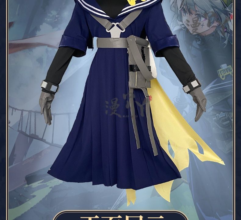 Game Arknights Irene Cosplay Costume Navy Jk Uniform Halloween Carnival Party Play Role Clothes Clothing COSFun