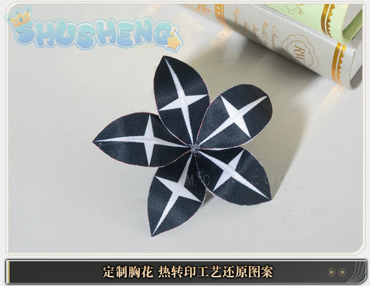 Wuthering Waves Aalto Intelligence Merchant Cosplay Costume Fashionable Handsome Accessories Props Halloween Party Men Uniform