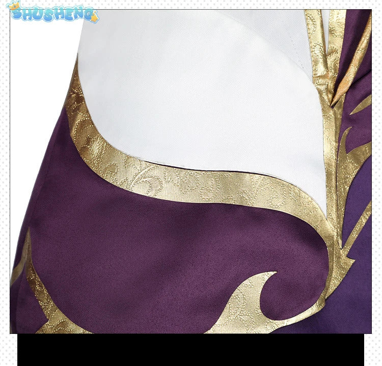 Game LOL Morgana Cosplay Costume Dress Set Women Coven Morgana Fashion Dress With Accessories Outfits Halloween Costume