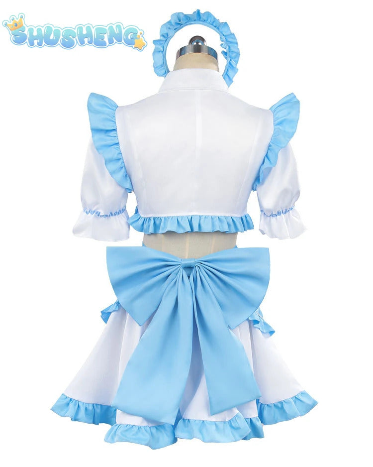 Anime Roshidere Alya Alisa Mikhailovna Kujou Cosplay Maid Costume Wig Yuki Suou Dress Maid Skirt Ayano Kimishima Halloween Women