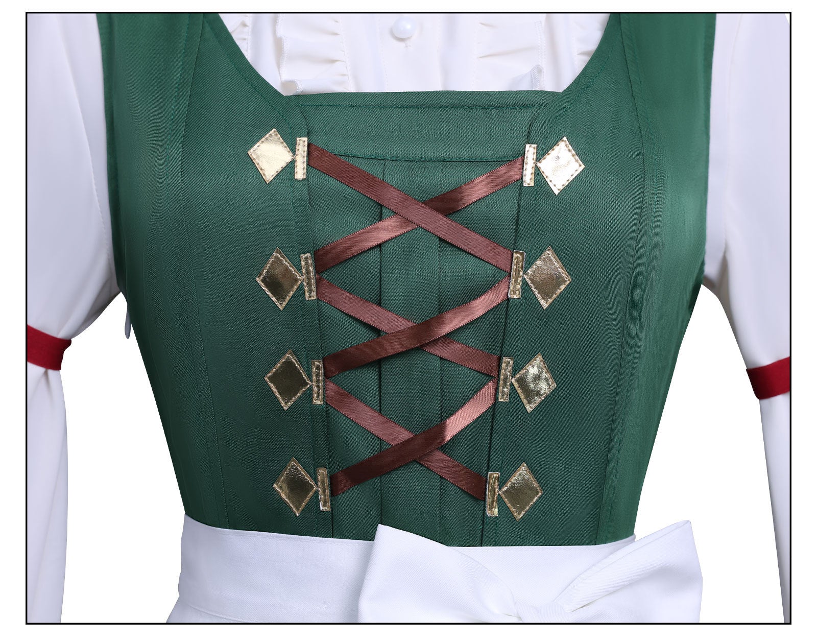 New Frieren Beyond Journey's End Stark Collaboration Cosplay Costume Wigs Dress Apron Full Set Halloween Anime Daily Outfit